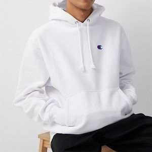 White Champion Hoodie